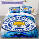 leicester city Muster Voodipesu tekkikomplekt tekikate padjap&uuml;&uuml;r Kodu kaunistus S&uuml;nnip&auml;evakingitus (1 * tekikott + 2 * padjap&uuml;&uuml;ri ilma s&uuml;damikuta)70 135x200cm