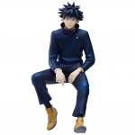 Anime JJK Kuju Fushiguro Megumi Istuv poos tegevuskuju Okkotsu Yuta kuju PVC Mudel Kogu Anime kuju M&auml;nguasi F&auml;nnide kingitus 15CM