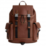 Coach Clark 33 reguleeritava rihmaga klassikalise monogrammiga kivikujulise nahast seljakott, suur unisex-seljakott, pruun CDC21-SVE0S Basic Set (Bag+Dust Bag)
