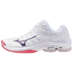 Mizuno Wave Voltage 2 Unisex Siseprofessionaalsed amortiseerivad V&otilde;rkpallijalatsid Valge Lilla Roosa V1GC246020 36 white