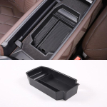 BMW 7. seeria G70 2026 2026 jaoks ABS Must Auto Keskkonsooli K&auml;etoe Kasti Panipaigukast Auto Siseaksessuaarid
