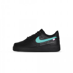 Nike Air Force 1 Tiffany Armastuskiri Katvus Libisemiskindel Polsterdus Madal L&otilde;ige Rula Kingad Unisex Must Roheline CW2288-001(Team1877-) 35.5