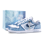 Nike Suured Sinised Ja Valged Lained Madalad Tennisejalatsid Meeste Valge Sinine 355152-106(Team626-) 40 white