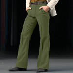 Vintage Meeste Laiad &Uuml;hev&auml;rvilised FlaarP&uuml;ksid Kevad S&uuml;gis Vabaaja Volditud &Uuml;likonna P&uuml;ksid Meeste Stiilsed Kitsad Elastikp&uuml;ksid 3XL gray