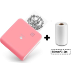 Phomemo M02PRO kaasaskantav Bluetooth termoprinter mobiiltelefonile - Mini veateate ja k&uuml;simuste printer koduseks kasutamiseks white