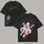 Zenless Zone Zero Anime Armastaja Pesitud T-s&auml;rk Aastaringselt kandmiseks Isikup&auml;rane R&otilde;ivad Suurused Pluss Suurus Unisex K&otilde;rge Kvaliteet Kuuma Tootega S gray