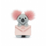 Koala Messenger Pehme Pl&uuml;&uuml;slelu Hall/Roosa 20cm
