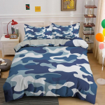 2/3 tk Camouflage Voodipesukomplektid Nahas&otilde;bralikud Pehmed Linu ja Tekikatted Mugavad Ja Armsad Sobivad K&otilde;ikidele Vanustele 135x200cm