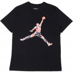 Jordan Logo Tr&uuml;kiga &Uuml;mmarguse Kaelusega Vabaaja L&uuml;hikeste Varrukatega T-s&auml;rk Meeste pealsed Must FN5981-010 L