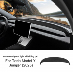 Armatuurlaua kate Tesla Model 3 2017-2023 ja Model Y 2017-2025 jaoks UV-vastane armatuurlaua matt P&auml;ikesekaitse libisemiskindel flanellist siseviimistlus For 2025 Carpet must