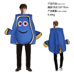 20 000 Halloweeni Finding Nemo Klounkala Kost&uuml;&uuml;m Nemo Komposiitk&auml;sn Fantaasia Cosplay one size fits all (adult) blue