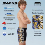 SWANS poiste kloorikindlad kiiresti kuivavad ujumisp&uuml;ksid 160 must