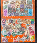Ehtsad Uus-Hispaania Postmargid 100 Erinevat Originaalmarki Postimaks Koguja Postmargid Kogumine Hispaania Haridusmargid orange