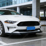 Ford Mustang 2018 2019 2020 Autole GT Stiilis Esibambri Huul Spordiracing 3tk Esihuule Kere Modifikatsiooni Komplekt matt must v&auml;rv