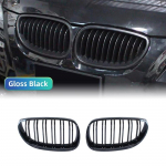 BMW E60 E61 2003-2009 M5 525i 528i 528xi 530i jaoks L&auml;ikiv must neerukujuline esiosa sportv&otilde;re kapoti v&otilde;re