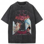T-s&auml;rk Y2k stiilis Meeste T-s&auml;rk Harajuku &Uuml;lem&otilde;&otilde;tmeline &Uuml;laosa T-s&auml;rk High Street Hipster Suvine Streetwear Anime riided S