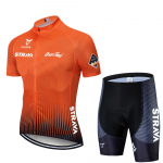 Uus STRAVA jalgrattasporti sobiv riietus Meeste suvine hingav jalgrattasporti sobiv riietus Maanteeratta sobivus XS oranž
