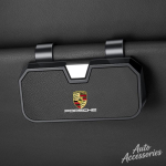 Porsche MO7 jaoks Auto P&auml;ikesesirm Prillikarp P&auml;ikeseprillihoidik Multifunktsionaalne Hoiukarp Porsche Macan Panamera Cayenne Boxster Cayman 911 jaoks black