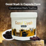 Hakim Sulemani Gond Siyah kapslid - 100% looduslik, orgaaniline Ayurveda tervise lisand immuunsuse, luude tugevuse ja energia jaoks - 60 kapslit