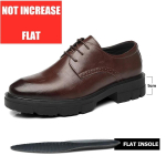 Uued Meeste &Otilde;&otilde;nes Suvine Platvorm K&otilde;rge Konts 5/8/10 CM K&otilde;rguse Kasv Formaalne Meeste Derby Nahkkingad Mees Pulmakleidikingad Lift 37 black