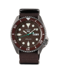 SEIKO 5 SPORTS Automaatne k&auml;ekell SRPD85K1, Roostevabast terasest korpus, P&auml;eva-kuup&auml;eva kalender, 10 ATM veekindel, Meeste, Imporditud pruun