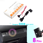Peugeot 3008 2015 2016 2017-2019 Automaatse mootori k&auml;ivitus-seiskamise s&uuml;steemi v&auml;ljal&uuml;litaja Smart Shut Down Auto Start Stop Eemaldaja for Peugeot 3008-Q32 white