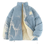 Meeste V&auml;lisriided Talvejoped Corduroy Talvejope Vabaaja Rev&auml;&auml;riga Lambanahast L&otilde;tv Denimjope Meeste Parka Meeste Dressipluus 3XL sinine