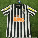 Santos FC 2011-12 Kodune Retro Jalgpallis&auml;rk Neymar 11 Valge Laste Noorte Jalgpallis&auml;rk Small