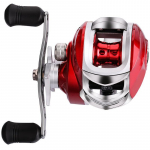 Baitcasting kalastusrull 17+1 BB 7.2:1 &uuml;lisujuv magnetpidur, s&uuml;sinik-drag Baitcaster rullid Left Hand must