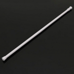 Pikendatav teleskoop-vedruga pingekardin Voile v&otilde;rgu du&scaron;ivarda varraste kaunistus 30~50cm valge