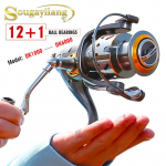 Kalarull 12+1BB t&auml;ismetallist spinning p&uuml;&uuml;girullid karpkala bass &otilde;ues magevee kalap&uuml;&uuml;k merevees 1000