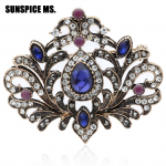 T&uuml;rgi naiste pross, antiikkuldne v&auml;rv sinine