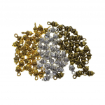 90 t&uuml;kki 3D k&auml;bipuu tammet&otilde;ru p&auml;hkli v&otilde;lu vahehelmed DIY ehete valmistamine 14x7x6mm mitmev&auml;rviline