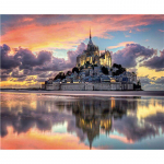 5D DIY Teemanttikandid t&auml;is&uuml;mmargune puurmosaiik ristpistes J&otilde;e maastik teemantmaal 20X30CM