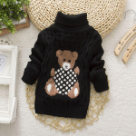 Baby Winter Children Kids Cartoon Kootud Pullover Soe &Uuml;ler&otilde;ivaste Sviiter 140 must
