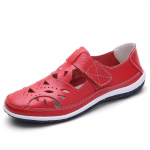 Mood PU-nahast naiste vabaajajalatsid Mokassiinid Loafers S&otilde;idukiilud &Otilde;&otilde;nes sandaalid 38 punane