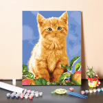 DIY Maalimine numbrite j&auml;rgi Digitaalne &otilde;limaal Numbrid Maalimine Hobid Kunst K&auml;sit&ouml;&ouml; Kodukaunistamine 40x50cm no frame