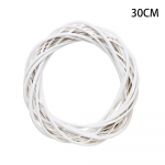 10/22/30cm Valge vitstest p&auml;rjadekoratsiooniga rotangist s&otilde;rmus Kunstlilled Vanik Kuivatatud lillekarkass K&auml;sit&ouml;&ouml;tarvikud DIY Garland 30CM