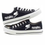 Jaapan Anime Fairy Tail lahe naljakas mood Klassikalised vabaaja riidest kingad Madalad kerged, hingavad meeste naiste tossud 44