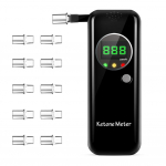 Ketoonse hingamise tester, digitaalne ketooni alkomeeter 10 huulikuga