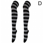 Triibulised reied &uuml;le p&otilde;lve K&otilde;rged sokid naistele Pikad sukad Armsad Kawaii puuvillased kootud k&otilde;rged s&auml;&auml;resoojendajad sokid