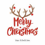 H&auml;id j&otilde;ule plaastrid Kitse sarved Thermal Transfer Mantel Teksad Hot Tear Uus disain Isetehtud aplikatsioon riietel Pestav