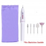 1 tk k&uuml;&uuml;nekunsti otsik Elektriline manik&uuml;&uuml;r varbak&uuml;&uuml;nte puurviil Nail Grinder Poleerija valge