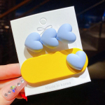 2tk Macaron v&auml;rvilised beebit&uuml;drukute juukseklambrid armsad s&uuml;damed BB-klambrid korea moe Kawaii laste printsesside juukseaksessuaarid juuksepaelad