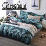 Bohemian tekikate India &uuml;mberp&ouml;&ouml;ratav tekikott Lillede tekikate Voodipesu Voodiriided Boho tekikottide komplekt Single (2PCS)-150 x 200 cm roheline