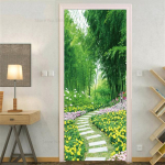 Mere rannaukse kaunistuskleebised Magamistoa Sissep&auml;&auml;s Poiste T&uuml;drukute Tuba 3D-tapeet Looduslik maastik Isekleepuvad koduseina kleebised Girls Room stickers