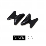 Liblikakujulised prillid, ninapadjad, silikoonist libisemiskindlad ninapadjad, suurendatud sissetungimisvastased h&uuml;poallergilised prillide hoidikud 2.8mm must