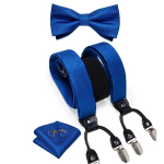 Dibangu meeste traksid, reguleeritavad traksid, kikilips Tasku kandiline mansetin&ouml;&ouml;pide komplekt meestele 3,5 cm laius elastne 4037