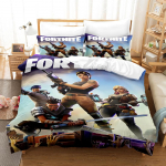 3D koomiksim&auml;nguseeria voodipesukomplekt Mini maailm tr&uuml;kitud suletekk ja padjap&uuml;&uuml;r 2/3 t&uuml;kki lastetoa t&auml;issuuruses kodukaunistus AU Double 180x210cm