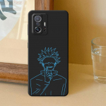 Cartoon Jujutsu Kaisen &uuml;mbris Samsung Galaxy S22 S21 Note 20 Ultra 10 Plus 8 9 S23 5g S20 S22 taga must pehme kate Funda Samsung Note 20